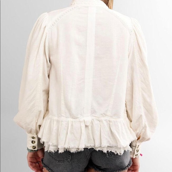 ***SOLD***Free People Ariana Military Jacket - Picture 6 of 6